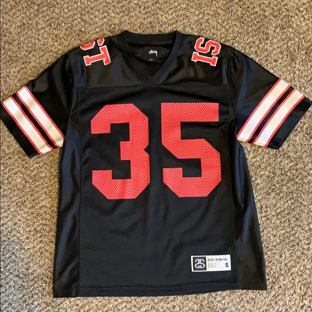 Men’s small Stussy football jersey.